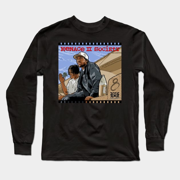 Menace II Society 1 Time Long Sleeve T-Shirt by BaileyBrothaz